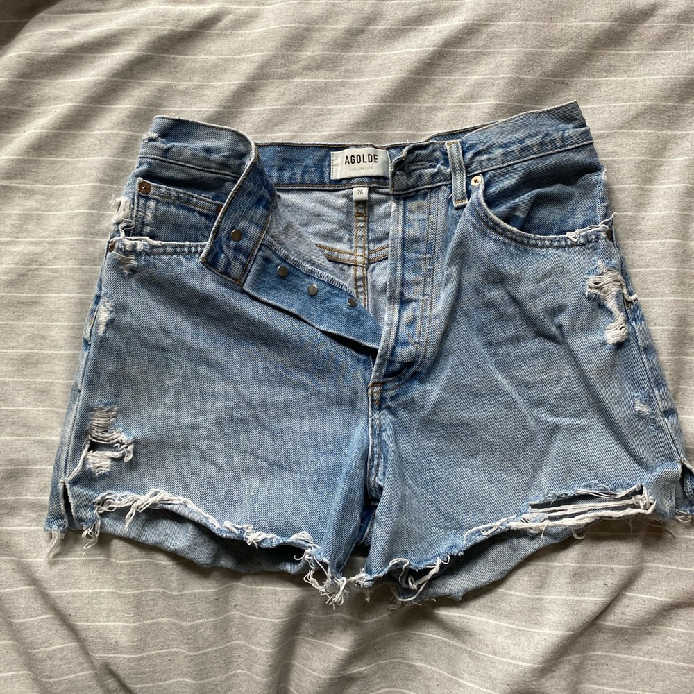 AGOLDE denim shorts size 26